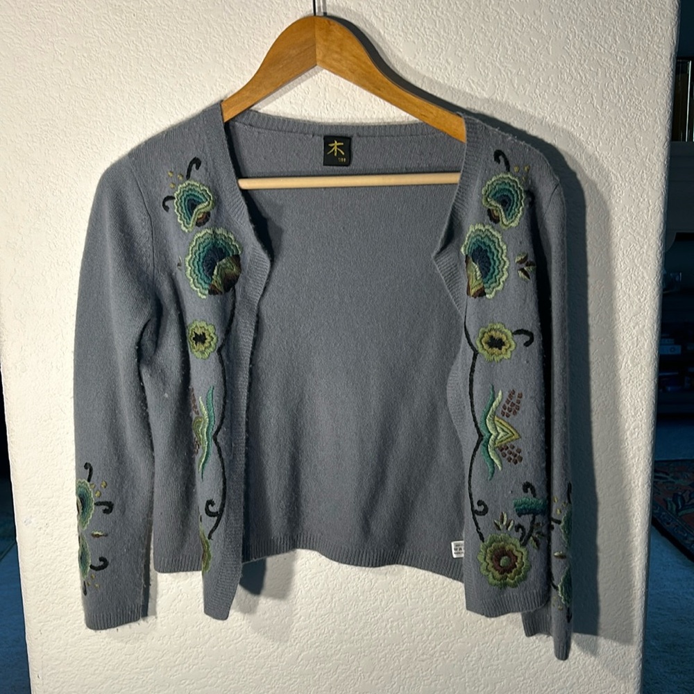 Cashmere cardigan. Tree. XS